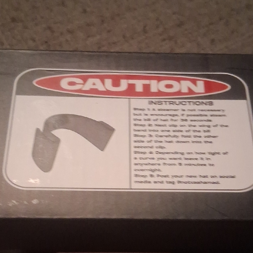 NOTX Curve Band Hat Brim Bender - Purple Heat Color-Changing - NIB - Picture 4 of 7